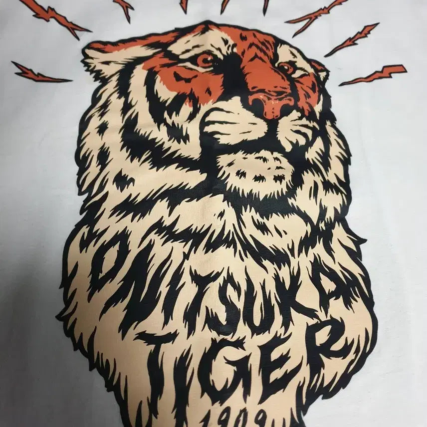 [BUNJANG] Onitsuka Tiger 1949 Tiger T-Shirt White (L) / (단종매물) 오니츠카타이거 1949 타이거 반팔티 화이트 (L)