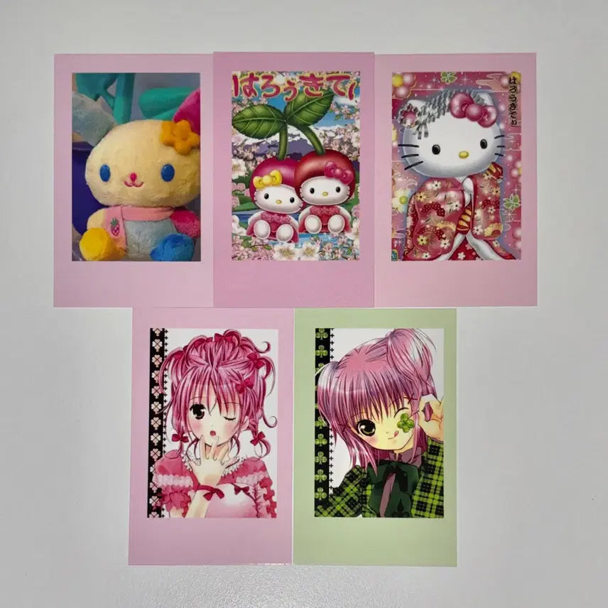 [BUNJANG] Sanrio Character Change Hello Kitty Mini Postcard Set / 캐릭캐릭체인지 헬로키티 산리오 미니엽서 일괄판매
