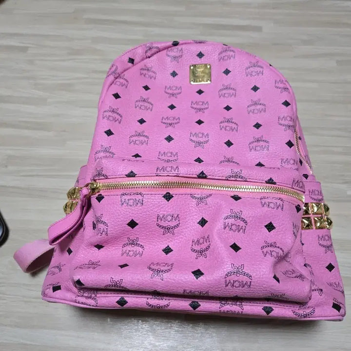 [BUNJANG] MCM Pink Backpack Bag / MCM 핑크 백팩 가방