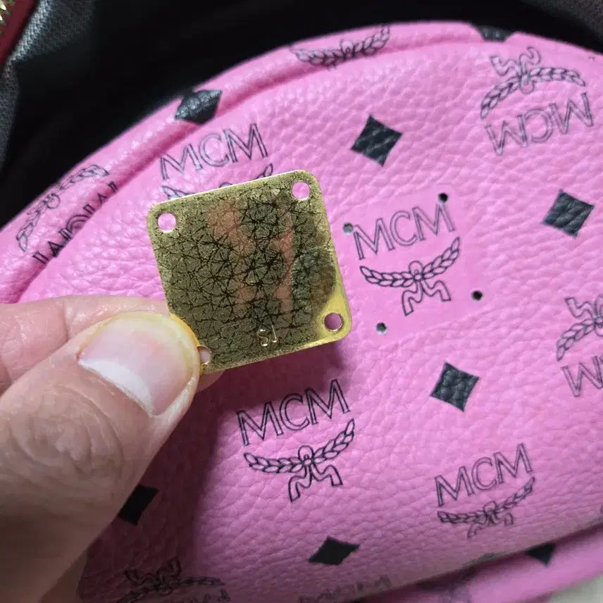[BUNJANG] MCM Pink Backpack Bag / MCM 핑크 백팩 가방