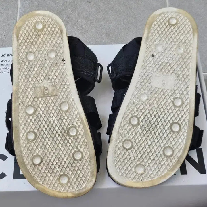 [BUNJANG] Adidas Black Strap Sandals / 아디다스 블랙 스트랩 샌들