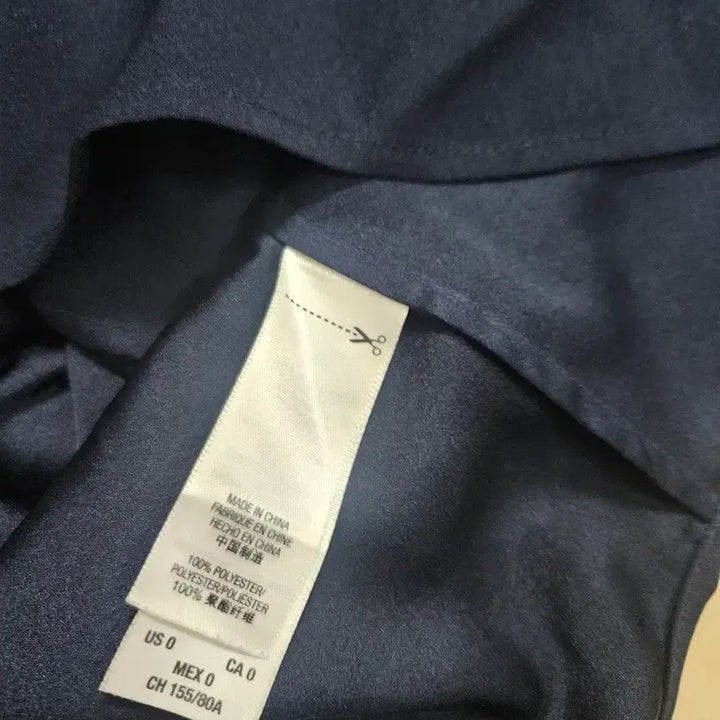 [BUNJANG] Juicy Couture Navy Blouse Shirt Dress / 쥬시꾸뛰르 네이비 블라우스 셔츠원피스 0