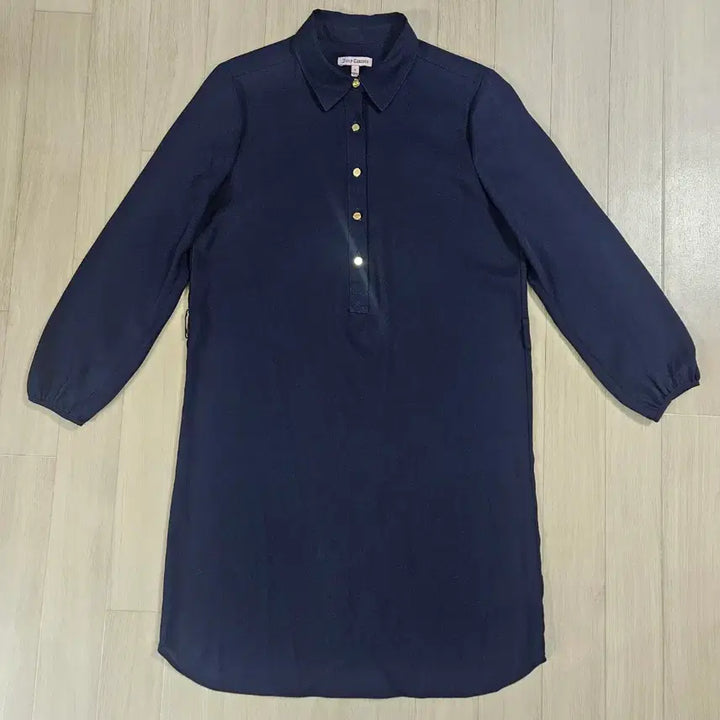 [BUNJANG] Juicy Couture Navy Blouse Shirt Dress / 쥬시꾸뛰르 네이비 블라우스 셔츠원피스 0