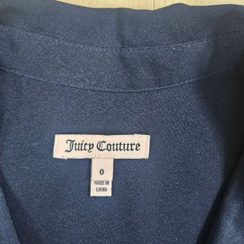 [BUNJANG] Juicy Couture Navy Blouse Shirt Dress / 쥬시꾸뛰르 네이비 블라우스 셔츠원피스 0