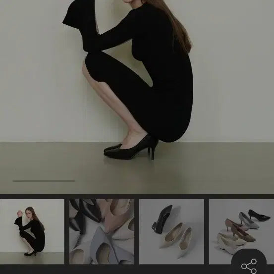 [BUNJANG] The Chakhan Gloria V-Cut Stiletto Heel / 더착한  글로리아 V컷 스틸레토 힐 플랫 39,900원