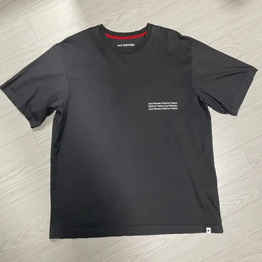 [BUNJANG] and wander x DISTRICT VISION Collaboration T-Shirt Size 5 / 앤드원더 and wander x 디스트릭트비전 반팔티 5