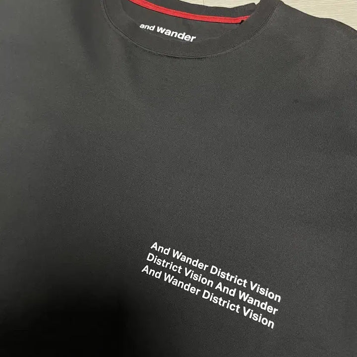 [BUNJANG] and wander x DISTRICT VISION Collaboration T-Shirt Size 5 / 앤드원더 and wander x 디스트릭트비전 반팔티 5