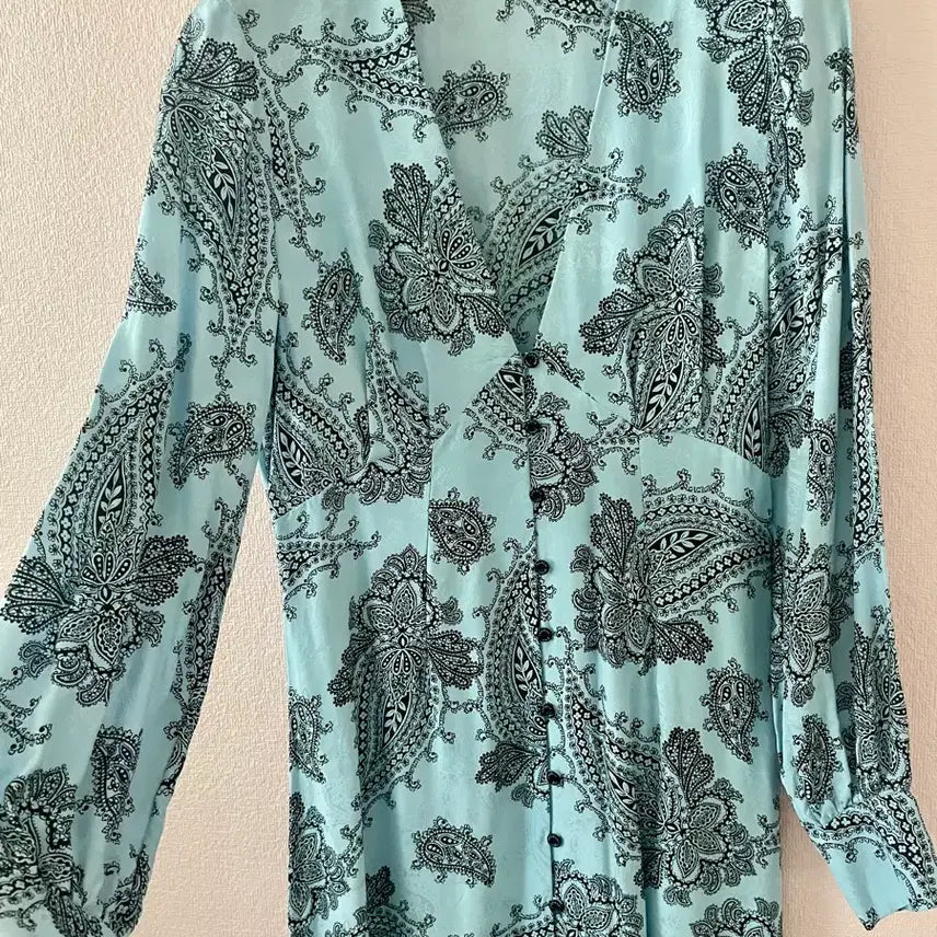 [BUNJANG] Sandro Paisley Long Dress / 산드로 페이즐리 롱원피스