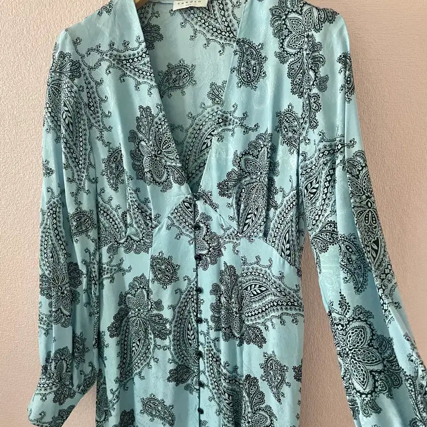 [BUNJANG] Sandro Paisley Long Dress / 산드로 페이즐리 롱원피스