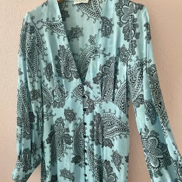 [BUNJANG] Sandro Paisley Long Dress / 산드로 페이즐리 롱원피스
