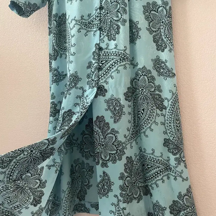[BUNJANG] Sandro Paisley Long Dress / 산드로 페이즐리 롱원피스