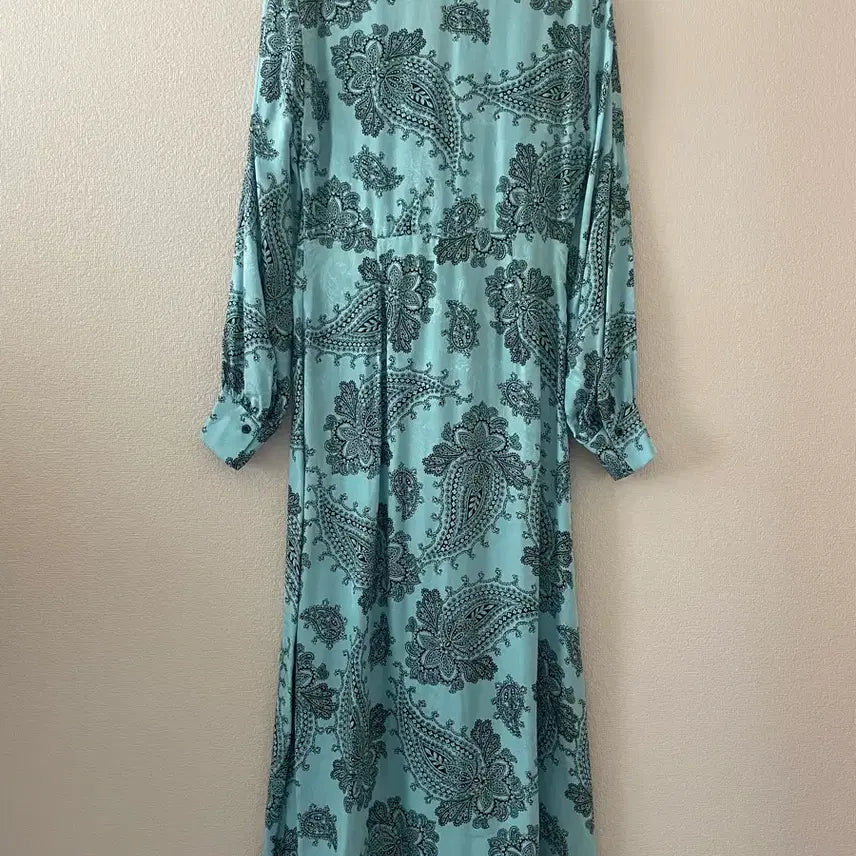 [BUNJANG] Sandro Paisley Long Dress / 산드로 페이즐리 롱원피스