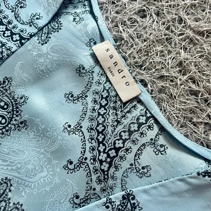 [BUNJANG] Sandro Paisley Long Dress / 산드로 페이즐리 롱원피스