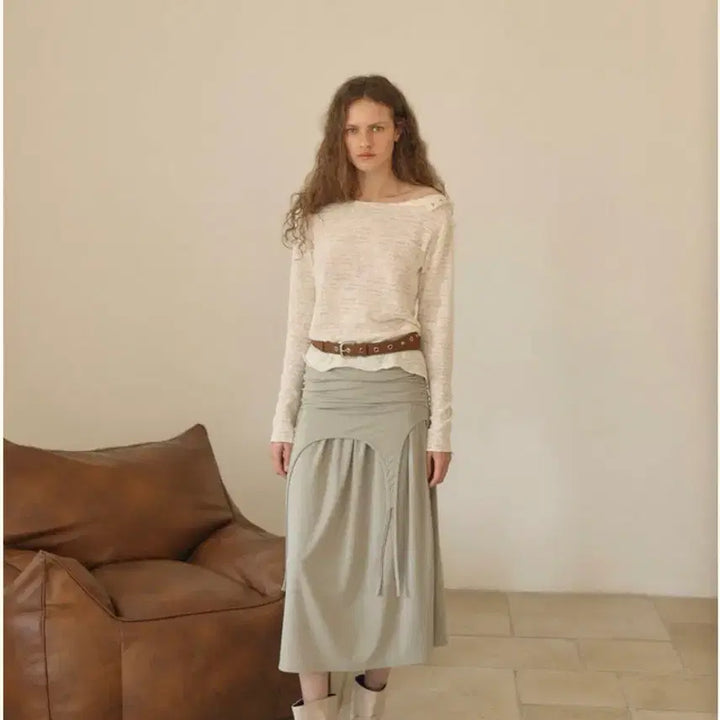 [BUNJANG] Auro Bohemian Snap &amp; Diagonal Tops Bundle Set / 아우로 세트 BOHEMIAN SNAP TOP, DIAGONAL TOP