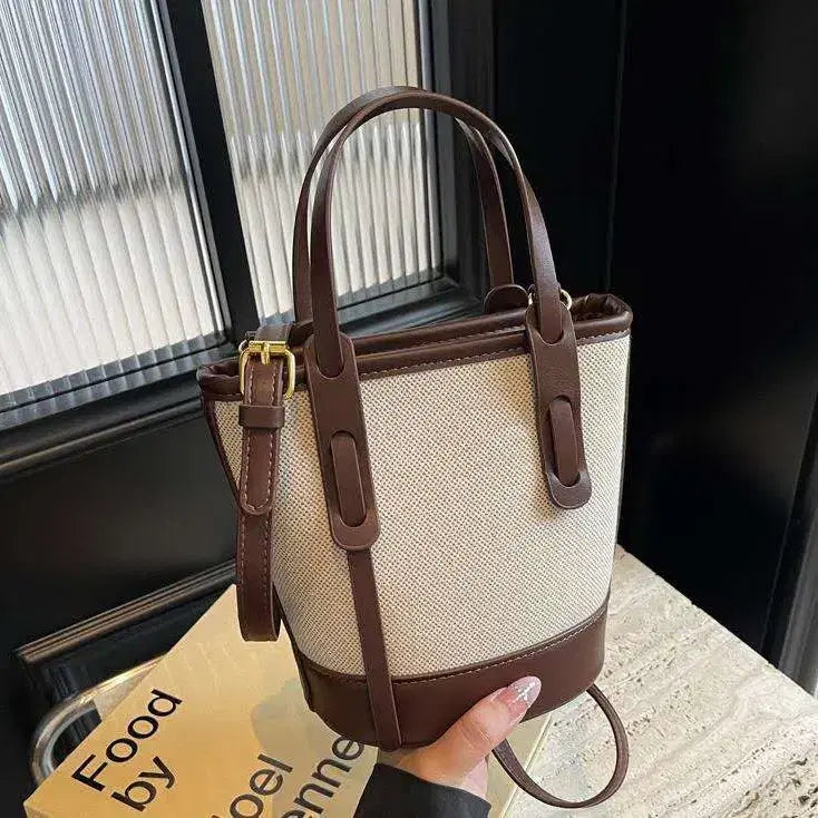 [BUNJANG] Canvas Mini Crossbody Bag / (새상품) 캔버스 미니 크로스백  캐주얼백 출근백 심플백