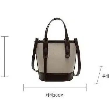 [BUNJANG] Canvas Mini Crossbody Bag / (새상품) 캔버스 미니 크로스백  캐주얼백 출근백 심플백