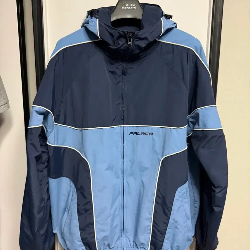 [BUNJANG] Palace Piped Hooded Shell Jacket Navy L / [L] 팔라스 파이프드 후드쉘 자켓 네이비
