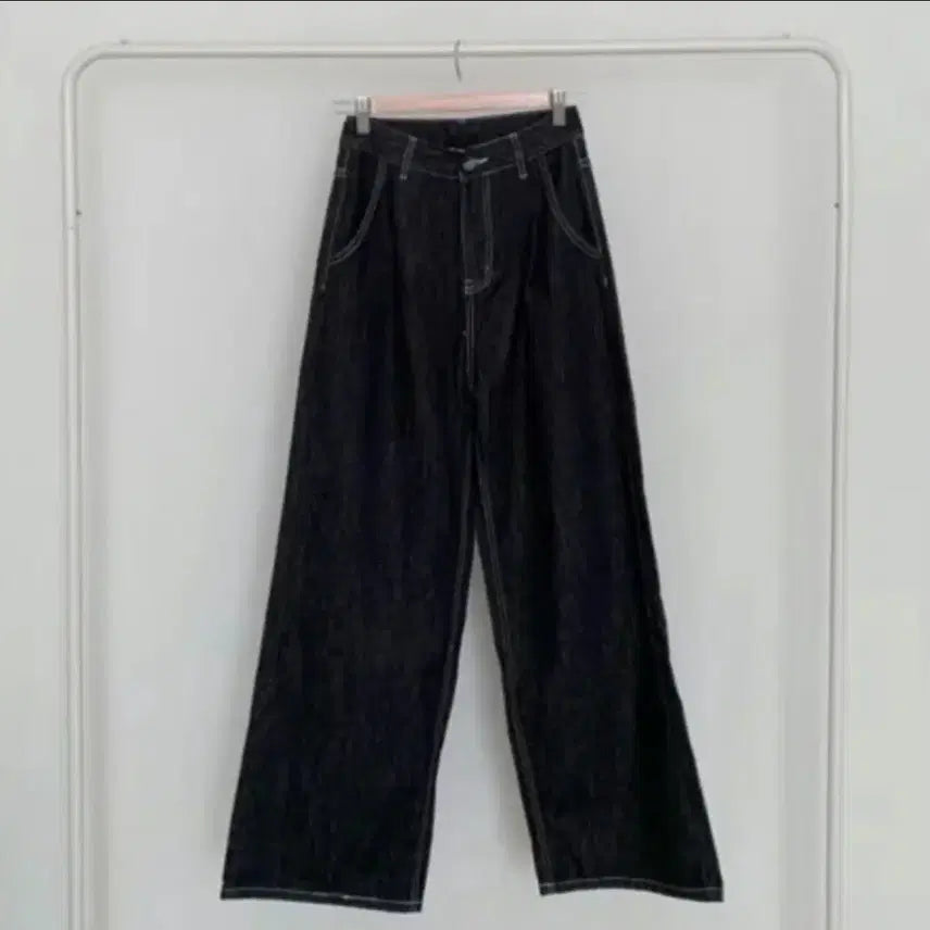[SOLD OUT] 흑청 와이드 데님 팬츠 XL