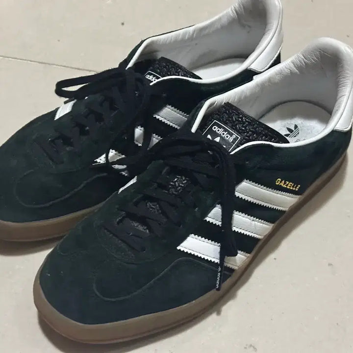 [BUNJANG] Adidas Gazelle Indoor Black (275) / 아디다스 가젤 블랙 275