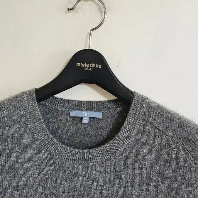 [SOLD OUT] LBL 캐시미어100 라운드 반팔니트(423
