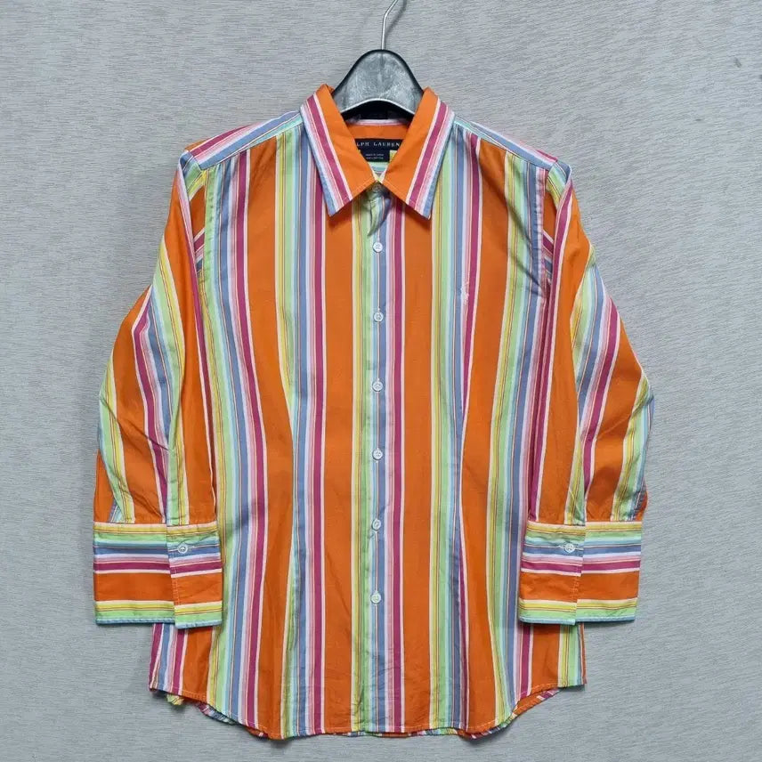[BUNJANG] Polo Ralph Lauren Striped 9/10 Sleeve Shirt Women&