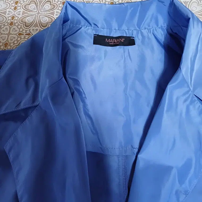 [BUNJANG] Mariani Blue Trench Coat / 마리아니 블루 트렌치