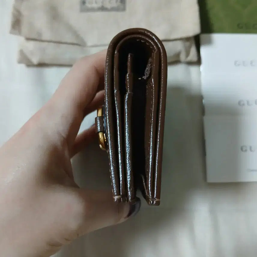 [BUNJANG] Gucci Horsebit 1955 Small Wallet Full Set / 구찌- 홀스빗 1955 스몰지갑 풀세트
