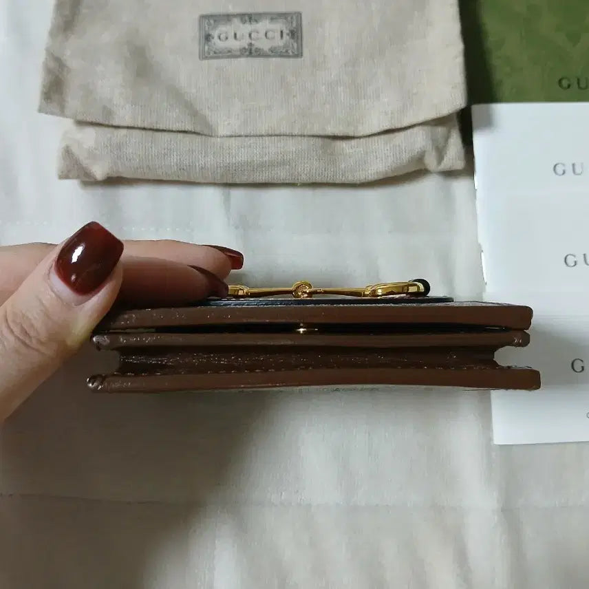 [BUNJANG] Gucci Horsebit 1955 Small Wallet Full Set / 구찌- 홀스빗 1955 스몰지갑 풀세트
