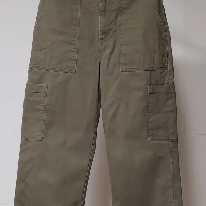 [BUNJANG] Tommy Jeans Khaki Cargo Crop Pants Women&
