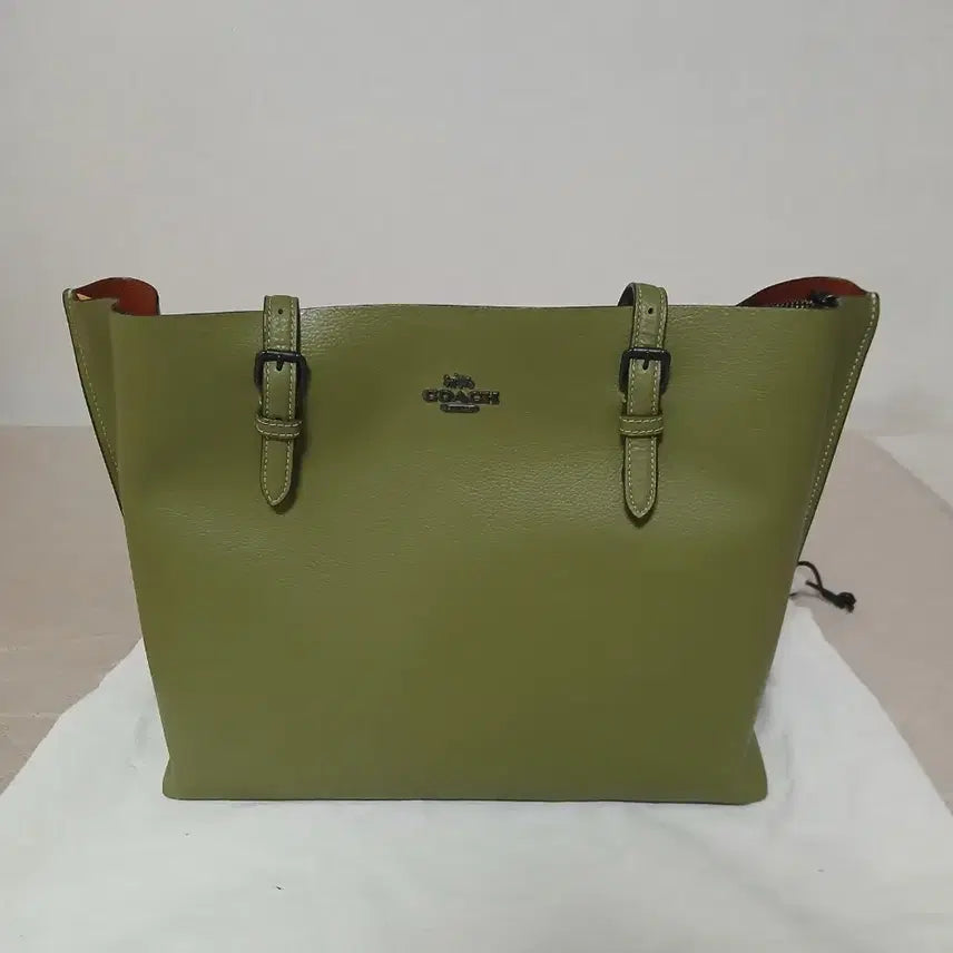 [BUNJANG] Coach Military Green Shopper Bag / 코치 밀리터리 그린 쇼퍼백