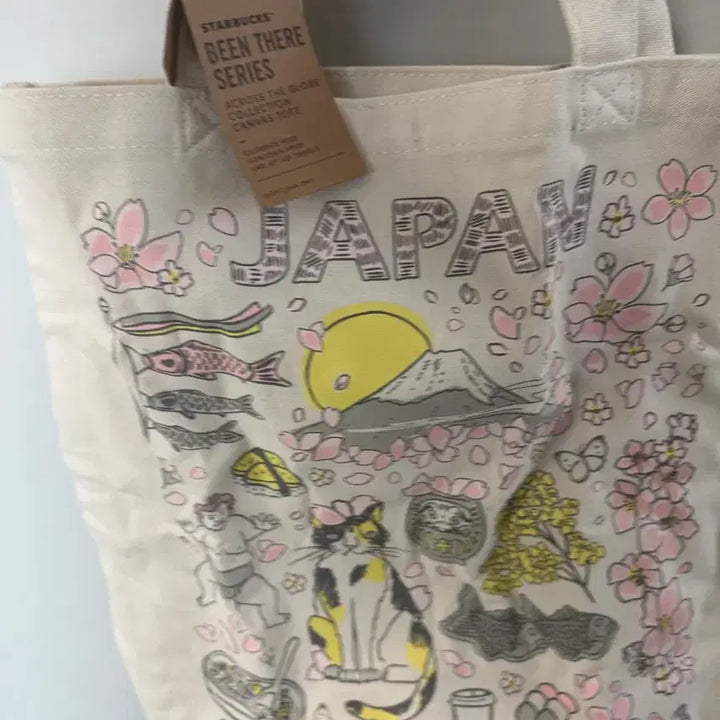 [BUNJANG] Starbucks Japan Been There Series Canvas Tote Bag / 스타벅스 재팬 Been There Series 캔버스 토트백 에코백 일본
