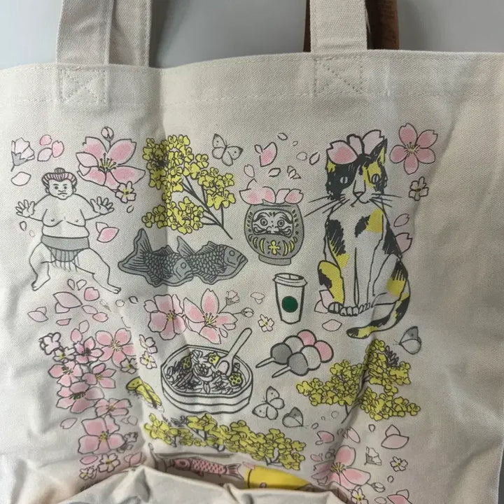 [BUNJANG] Starbucks Japan Been There Series Canvas Tote Bag / 스타벅스 재팬 Been There Series 캔버스 토트백 에코백 일본