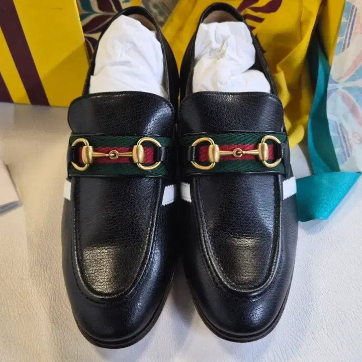 [BUNJANG] Gucci x Adidas Collaboration Horsebit Loafers / 구찌 아디다스 콜라보 홀스빗 로퍼 구두
