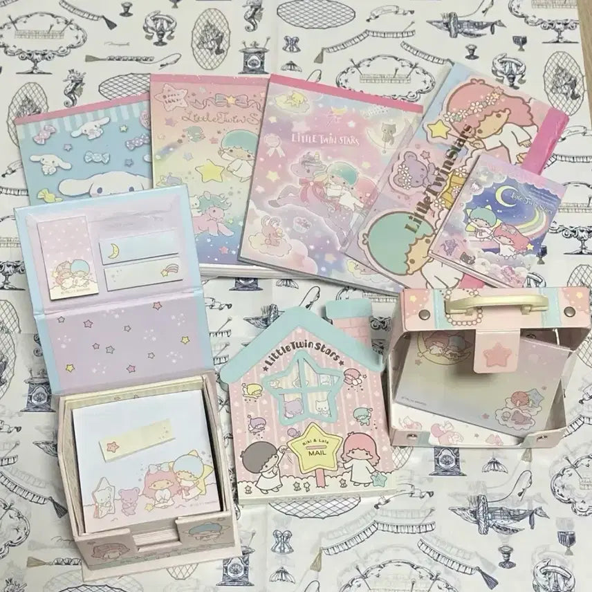 [BUNJANG] Sanrio Little Twin Stars Memo Pad Set / 산리오 리틀트윈스타 메모지