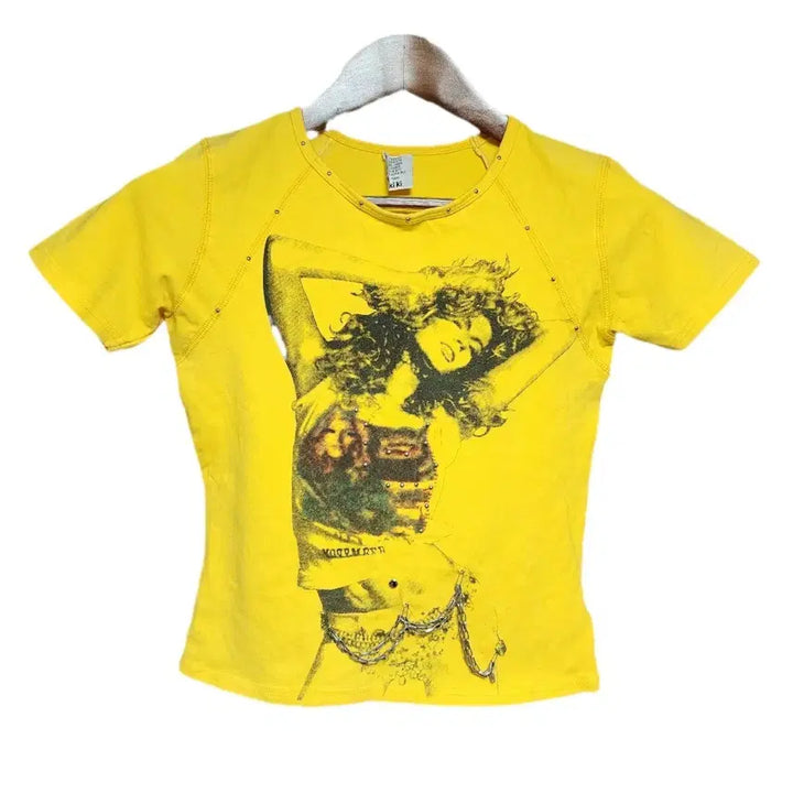 [BUNJANG] KIKI Punk Rock Short Sleeve T-Shirt / KIKI Punk 락 반팔 티셔츠