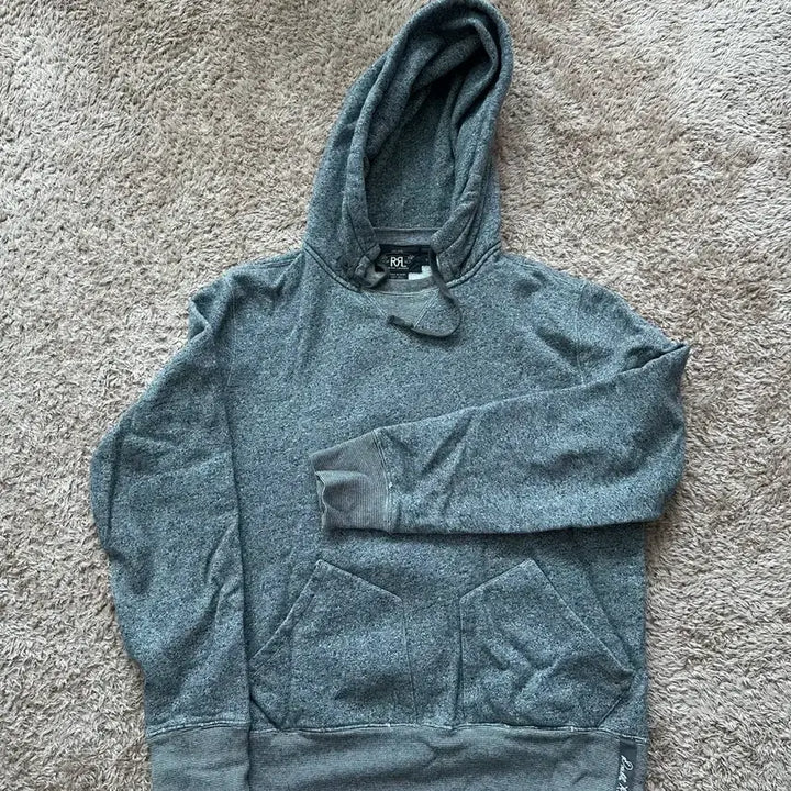 [BUNJANG] RRL Small Size Semi-Brushed Fleece Hoodie / 더블알엘 스몰사이즈 반기모 후드티