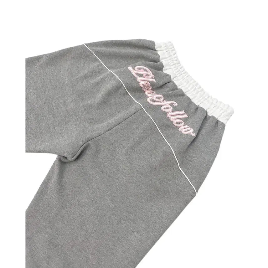 [BUNJANG] Please No Follow Kozi Back Logo Jogger Pants / 플리즈 노 팔로우 플노팔 코지 백로고 조거 팬츠