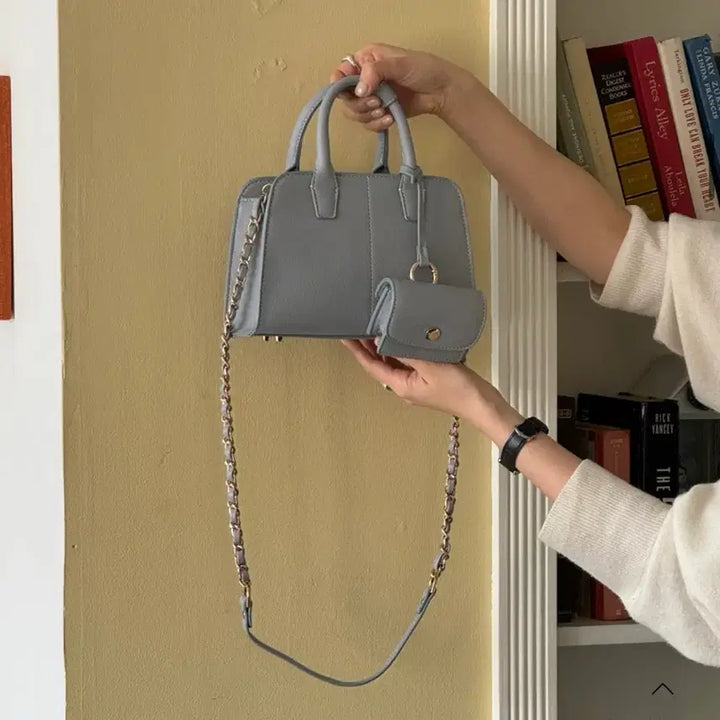 [BUNJANG] Bemyone Hene Bag Mini Dust Blue / 비마이연 헨느백 미니 더스트 블루