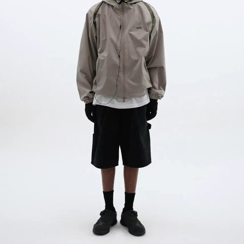 [BUNJANG] Suede Carpenter Denim Bermuda [M] / 스웨이드 카펜터 데님 버뮤다 [M]