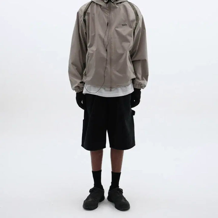 [BUNJANG] Suede Carpenter Denim Bermuda [M] / 스웨이드 카펜터 데님 버뮤다 [M]