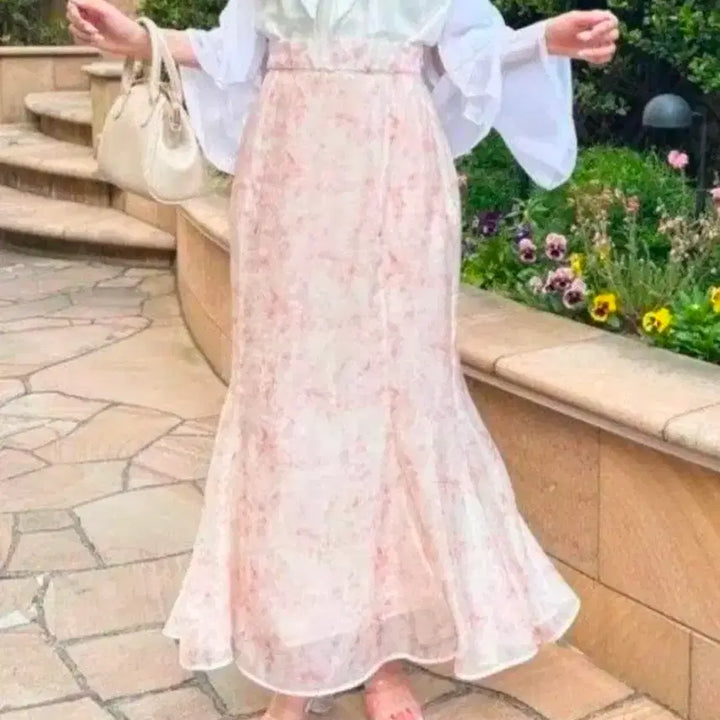 [BUNJANG] Ilve Sne 계 Afure Jour Mermaid Long Skirt / 일브 스나계 아프레 주르 머메이드 롱 스커트 양산형