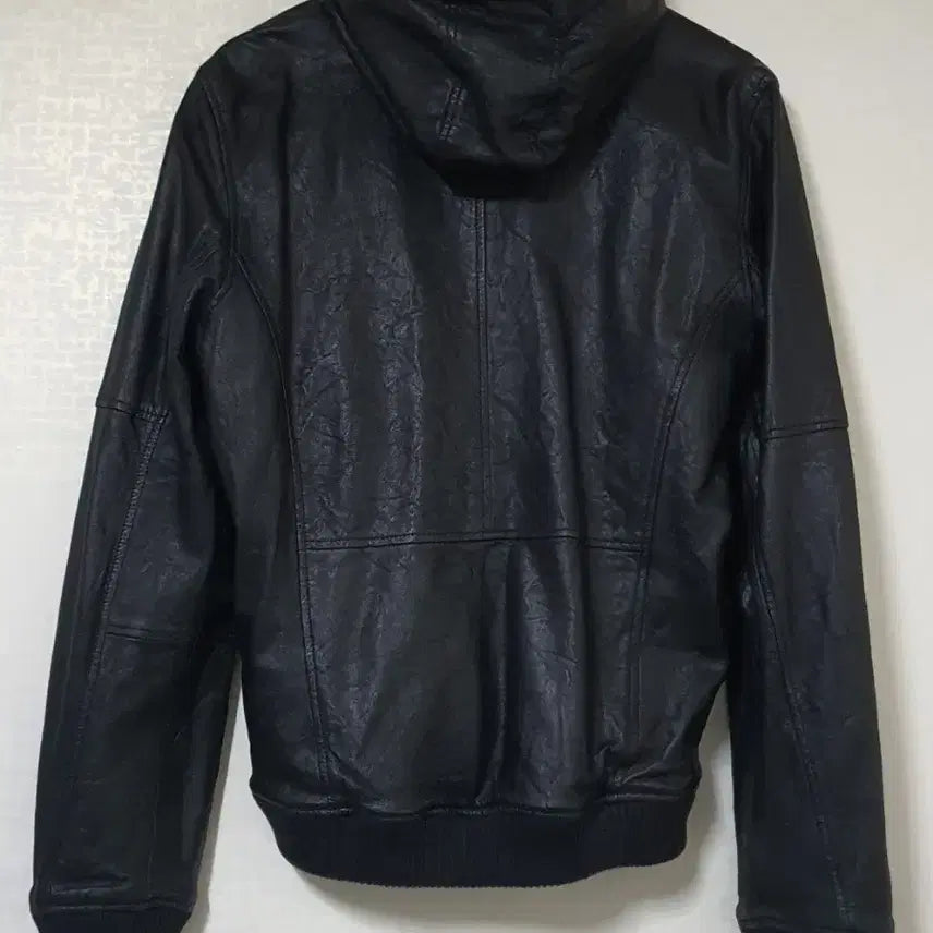 [BUNJANG] Calvin Klein Lambskin Hooded Jacket / CK 캘빈클라인 양가죽 후드점퍼 L 105