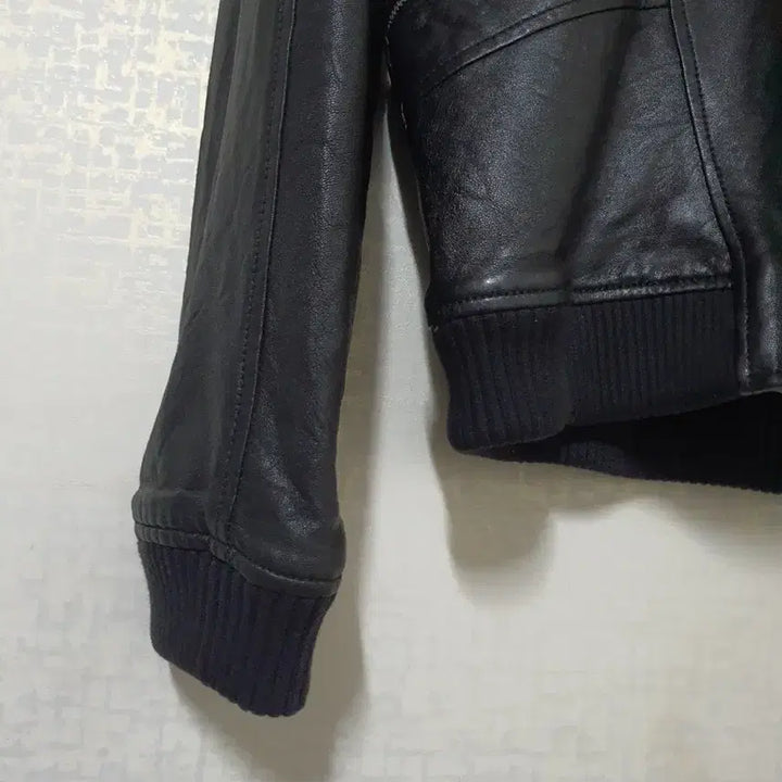 [BUNJANG] Calvin Klein Lambskin Hooded Jacket / CK 캘빈클라인 양가죽 후드점퍼 L 105