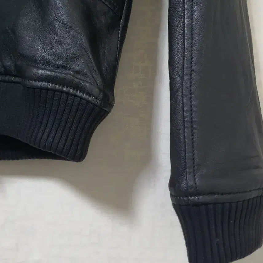 [BUNJANG] Calvin Klein Lambskin Hooded Jacket / CK 캘빈클라인 양가죽 후드점퍼 L 105