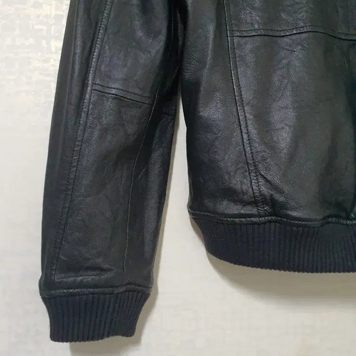 [BUNJANG] Calvin Klein Lambskin Hooded Jacket / CK 캘빈클라인 양가죽 후드점퍼 L 105