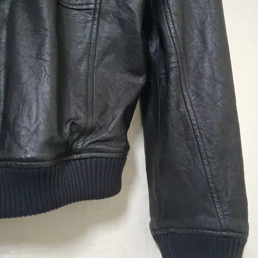 [BUNJANG] Calvin Klein Lambskin Hooded Jacket / CK 캘빈클라인 양가죽 후드점퍼 L 105
