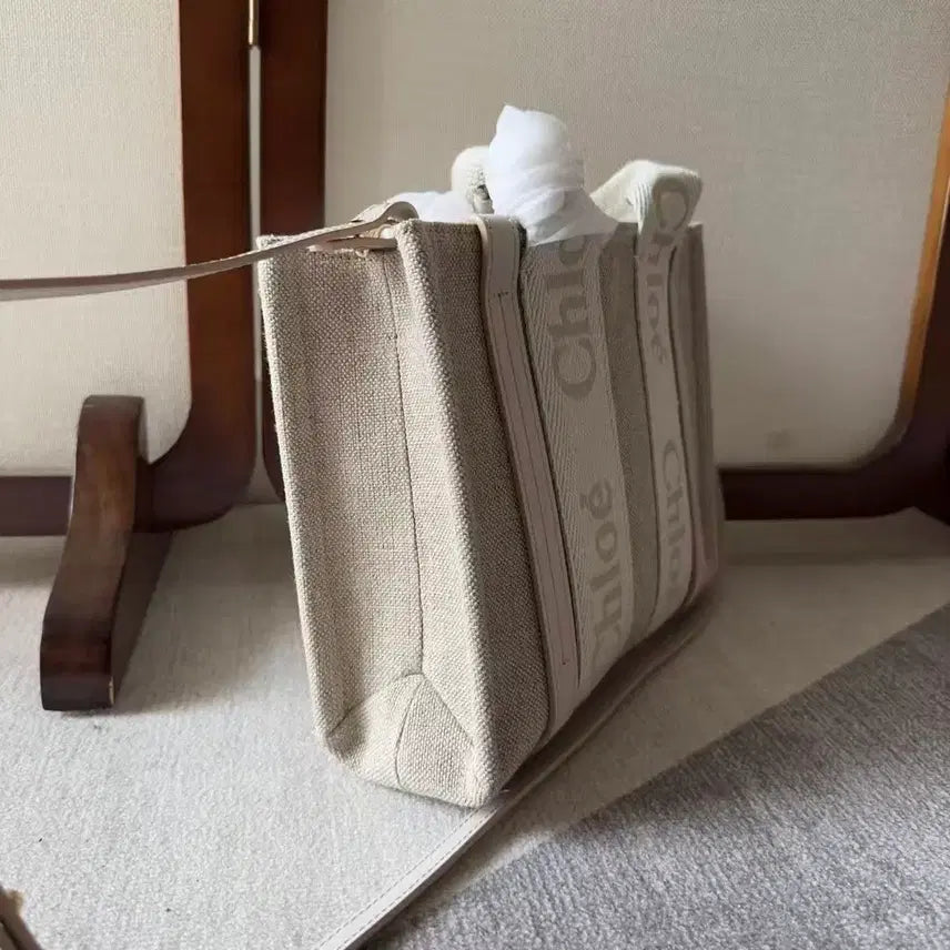 [BUNJANG] Chloé Woody Small Tote Bag / 끌로에 우디 스몰 토트백 숄더백