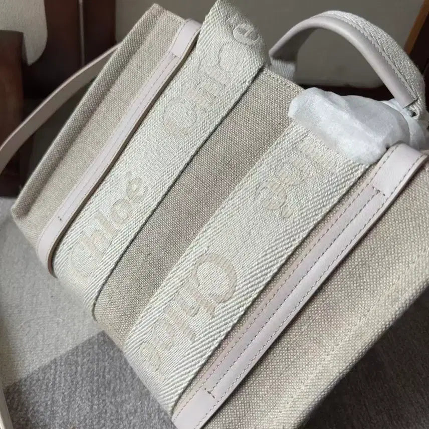 [BUNJANG] Chloé Woody Small Tote Bag / 끌로에 우디 스몰 토트백 숄더백