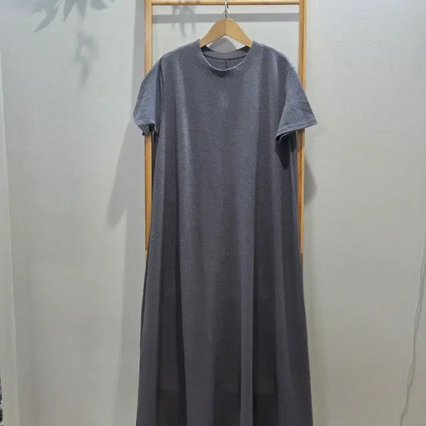 [BUNJANG] Gray Long Dress / 그레이 롱원피스