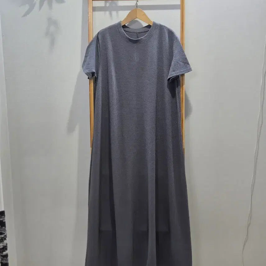 [BUNJANG] Gray Long Dress / 그레이 롱원피스